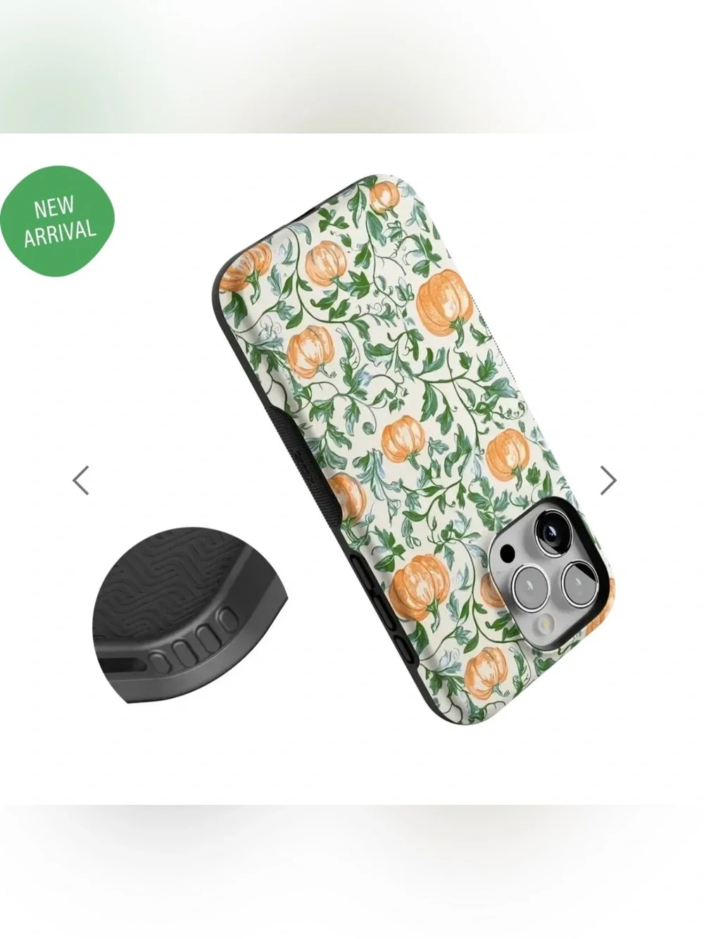 🎃 Casely Pumpkin Patch Green Vines IPhone 15 Pro Max Bold Flex Mag Safe case